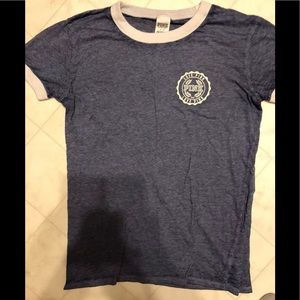 PINK Navy sheer T-shirt!